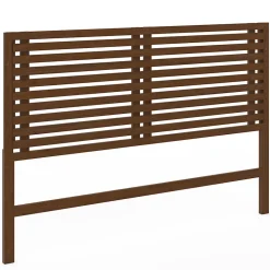 IDMarket Tête de lit sur pied en lattes AVA 160 cm façon bois vieilli* Tête De Lit