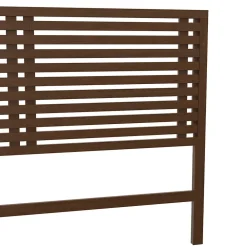 IDMarket Tête de lit sur pied en lattes AVA 160 cm façon bois vieilli* Tête De Lit