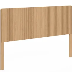 IDMarket Tête de lit sur pied JULIETTE 160 cm effet lattes tasseau bois* Tête De Lit