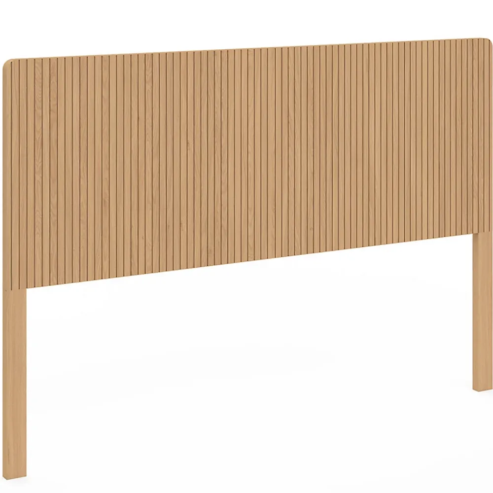 IDMarket Tête de lit sur pied JULIETTE 160 cm effet lattes tasseau bois* Tête De Lit