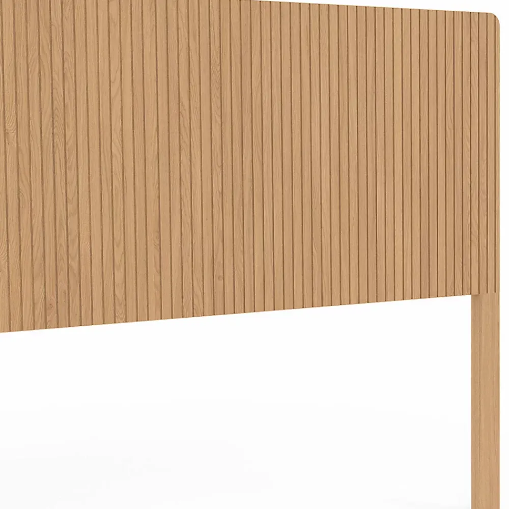 IDMarket Tête de lit sur pied JULIETTE 160 cm effet lattes tasseau bois* Tête De Lit