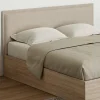 Tête de lit suspendue ALHYA 160 cm en tissu beige lin>IDMarket Hot
