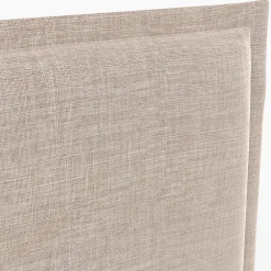 Tête de lit suspendue ALHYA 160 cm en tissu beige lin><noscript><img width=