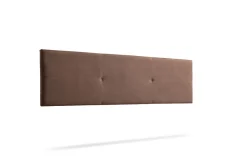 Moonia Tête de Lit Tapisée ALMA Aqualine 115x50x5 cm - Chocolat -* Tête De Lit