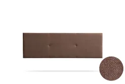 Moonia Tête de Lit Tapisée ALMA Aqualine 115x50x5 cm - Chocolat -* Tête De Lit