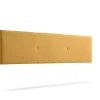 Moonia Tête de Lit Tapisée ALMA Aqualine 145x50x5 cm - Moutarde -* Tête De Lit