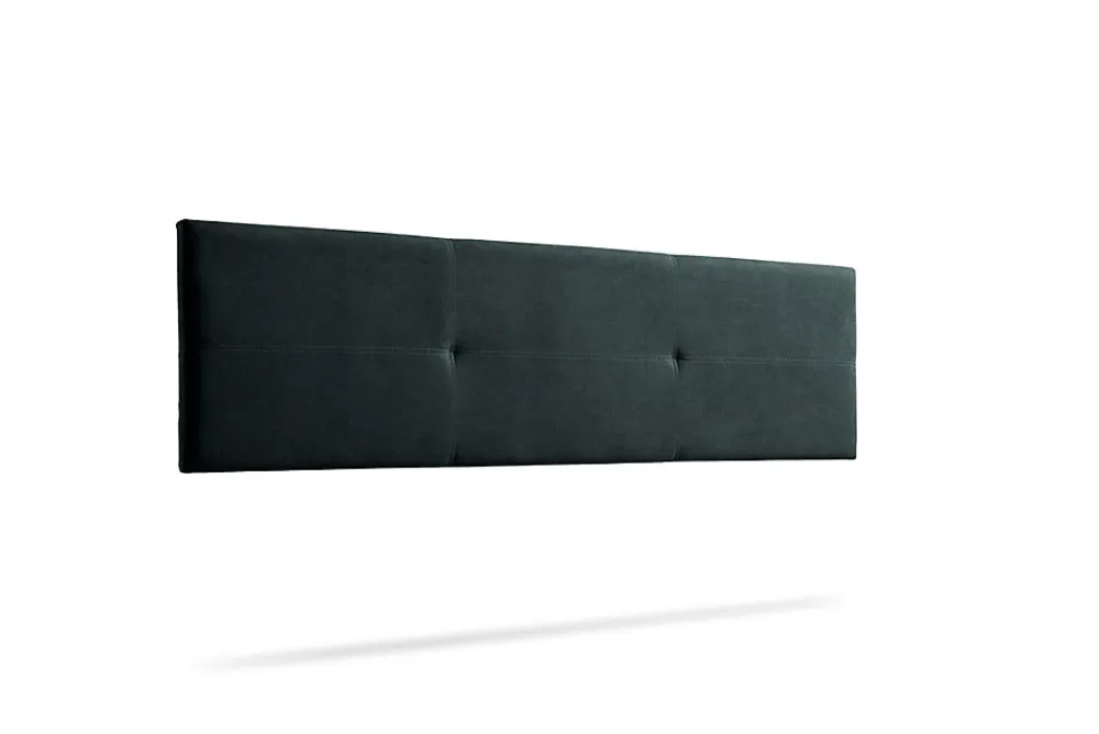 Tête de Lit Tapisée ALMA Aqualine 145x50x5 cm - Noir ->Moonia Sale