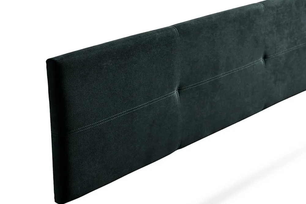 Tête de Lit Tapisée ALMA Aqualine 145x50x5 cm - Noir ->Moonia Sale