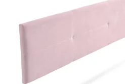 Moonia Tête de Lit Tapisée ALMA Aqualine 100x50x5 cm - Rose Clair -* Tête De Lit