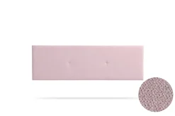Moonia Tête de Lit Tapisée ALMA Aqualine 100x50x5 cm - Rose Clair -* Tête De Lit