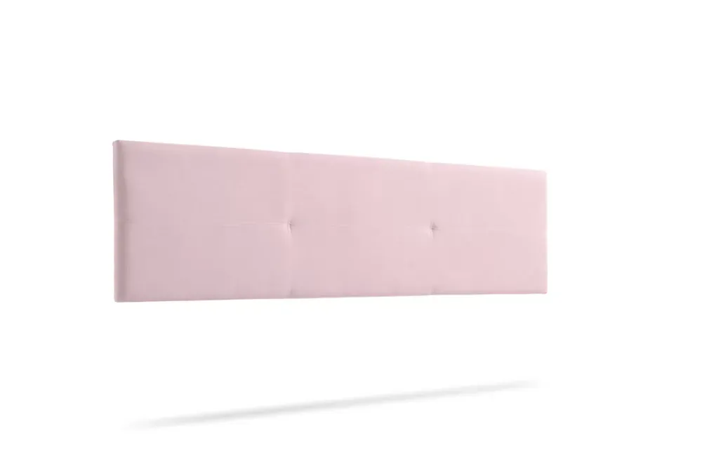 Moonia Tête de Lit Tapisée ALMA Aqualine 100x50x5 cm - Rose Clair -* Tête De Lit