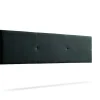 Moonia Tête de Lit Tapisée ALMA Aqualine 170x50x5 cm - Noir -* Tête De Lit