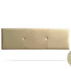 Moonia Tête de Lit Tapisée ALMA Simili cuir 100x50x5 cm - Or -* Tête De Lit