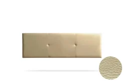 Moonia Tête de Lit Tapisée ALMA Simili cuir 100x50x5 cm - Or -* Tête De Lit