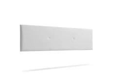 Moonia Tête de Lit Tapisée ALMA Simili cuir 90x50x5 cm - Blanc -* Tête De Lit