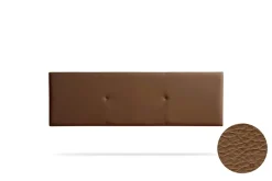 Tête de Lit Tapisée ALMA Simili cuir 160x50x5 cm - Marron ->Moonia Clearance