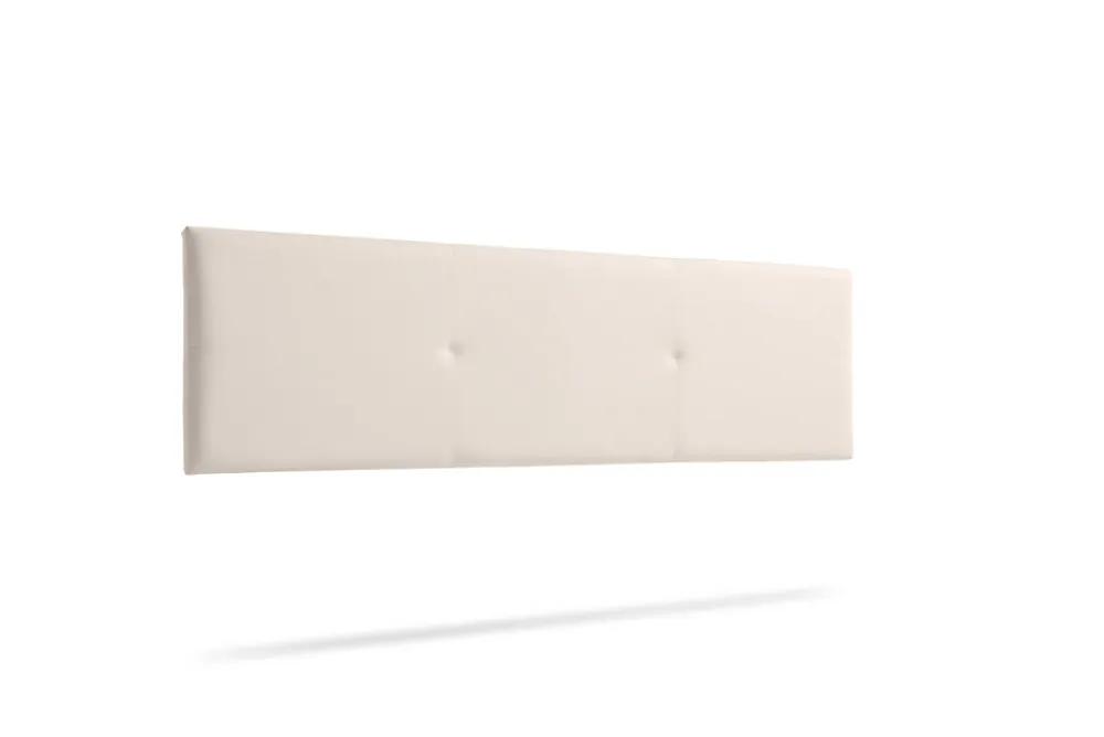 Tête de Lit Tapisée ALMA Simili cuir 145x50x5 cm - Beige ->Moonia Clearance