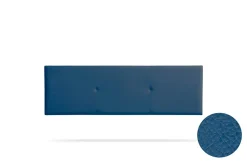Moonia Tête de Lit Tapisée ALMA Simili cuir 160x50x5 cm - Bleu Foncé -* Tête De Lit