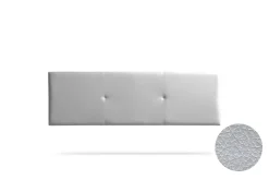 Moonia Tête de Lit Tapisée ALMA Simili cuir 90x50x5 cm - Argent -* Tête De Lit