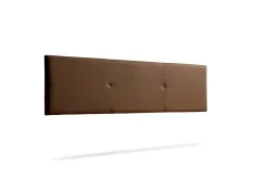 Moonia Tête de Lit Tapisée ALMA Simili cuir 115x50x5 cm - Marron -* Tête De Lit