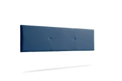 Tête de Lit Tapisée ALMA Simili cuir 115x50x5 cm - Bleu Foncé -><noscript><img width=