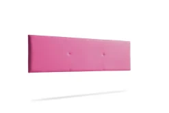 Tête de Lit Tapisée ALMA Simili cuir 145x50x5 cm - Rose -><noscript><img width=