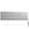 Tête de Lit Tapisée ALMA Simili cuir 145x50x5 cm - Argent ->Moonia New