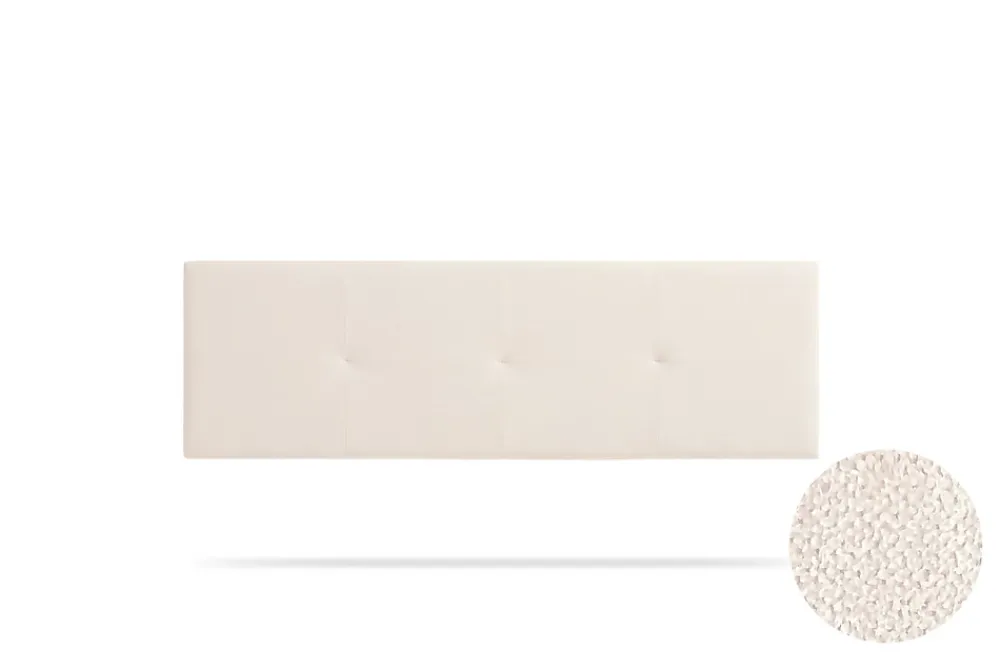 Moonia Tête de Lit Tapisée ALTEA Aqualine 90x50x5 cm - Beige -* Tête De Lit