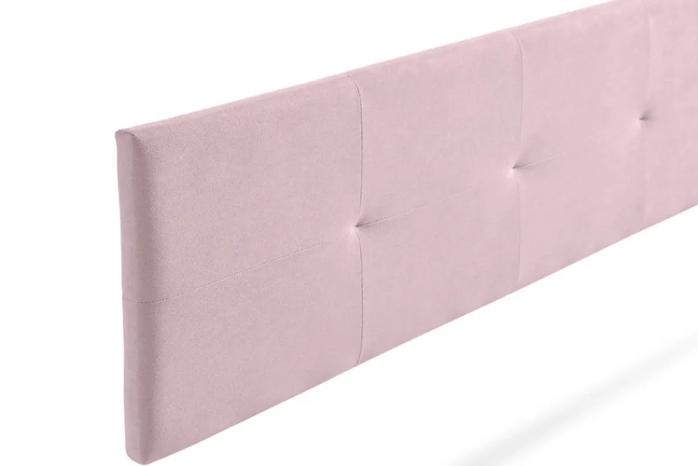 Tête de Lit Tapisée ALTEA Aqualine 145x50x5 cm - Rose Clair ->Moonia