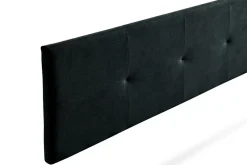 Moonia Tête de Lit Tapisée ALTEA Aqualine 90x50x5 cm - Noir -* Tête De Lit