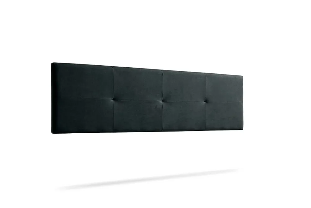 Moonia Tête de Lit Tapisée ALTEA Aqualine 90x50x5 cm - Noir -* Tête De Lit