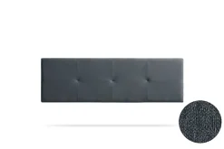 Tête de Lit Tapisée ALTEA Aqualine 115x50x5 cm - Gris Foncé ->Moonia New