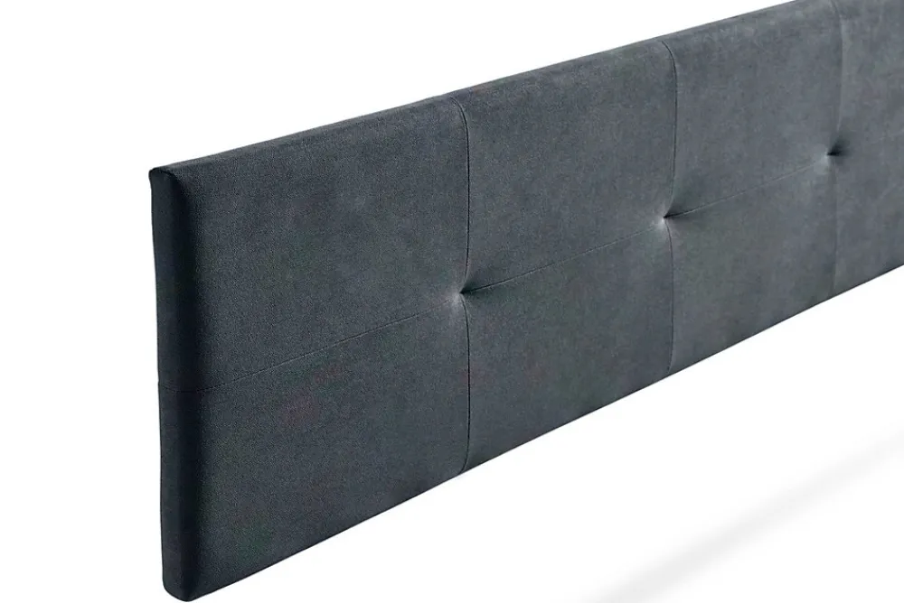 Tête de Lit Tapisée ALTEA Aqualine 115x50x5 cm - Gris Foncé ->Moonia New