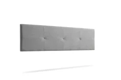 Tête de Lit Tapisée ALTEA Aqualine 145x50x5 cm - Gris Clair -><noscript><img width=