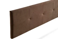 Tête de Lit Tapisée ALTEA Aqualine 115x50x5 cm - Chocolat -><noscript><img width=