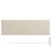 Tête de Lit Tapisée ALTEA Simili cuir 100x50x5 cm - Blanc Cassé ->Moonia Best