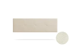 Tête de Lit Tapisée ALTEA Simili cuir 100x50x5 cm - Blanc Cassé ->Moonia Best
