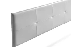 Moonia Tête de Lit Tapisée ALTEA Simili cuir 170x50x5 cm - Argent -* Tête De Lit