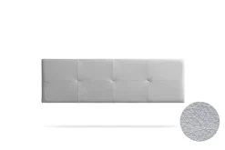 Moonia Tête de Lit Tapisée ALTEA Simili cuir 170x50x5 cm - Argent -* Tête De Lit