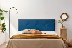Tête de Lit Tapisée ALTEA Simili cuir 170x50x5 cm - Bleu Foncé ->Moonia Hot