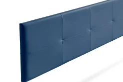 Tête de Lit Tapisée ALTEA Simili cuir 170x50x5 cm - Bleu Foncé -><noscript><img width=