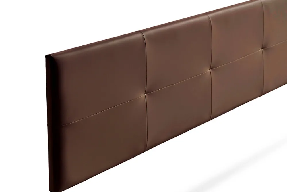Tête de Lit Tapisée ALTEA Simili cuir 170x50x5 cm - Marron ->Moonia Sale