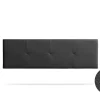 Tête de Lit Tapisée ALTEA Simili cuir 90x50x5 cm - Noir ->Moonia New