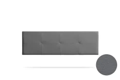 Tête de Lit Tapisée ALTEA Simili cuir 90x50x5 cm - Gris Foncé ->Moonia