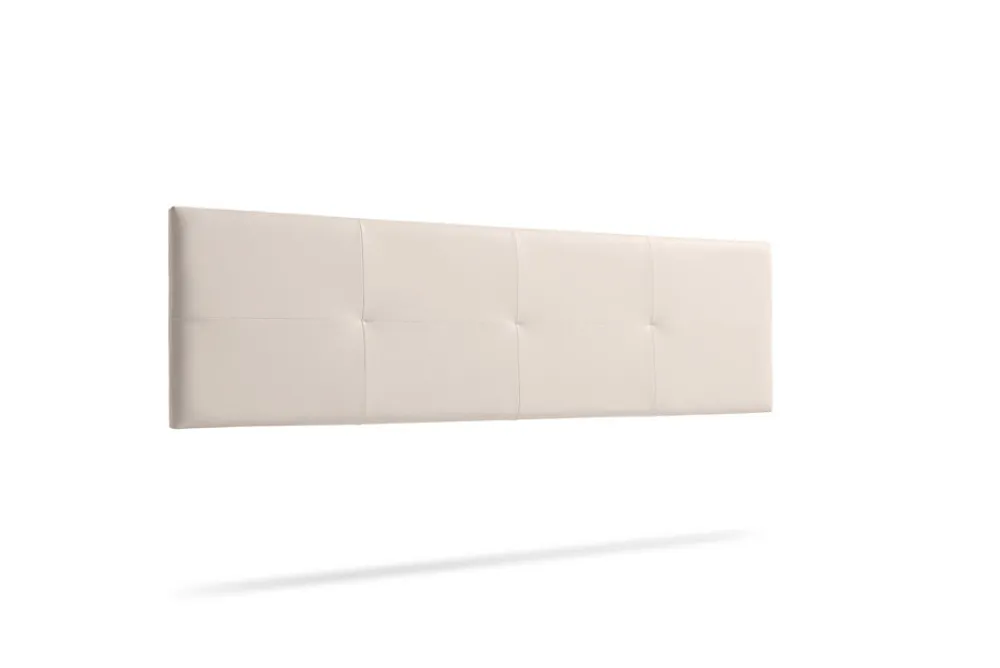 Moonia Tête de Lit Tapisée ALTEA Simili cuir 160x50x5 cm - Beige -* Tête De Lit