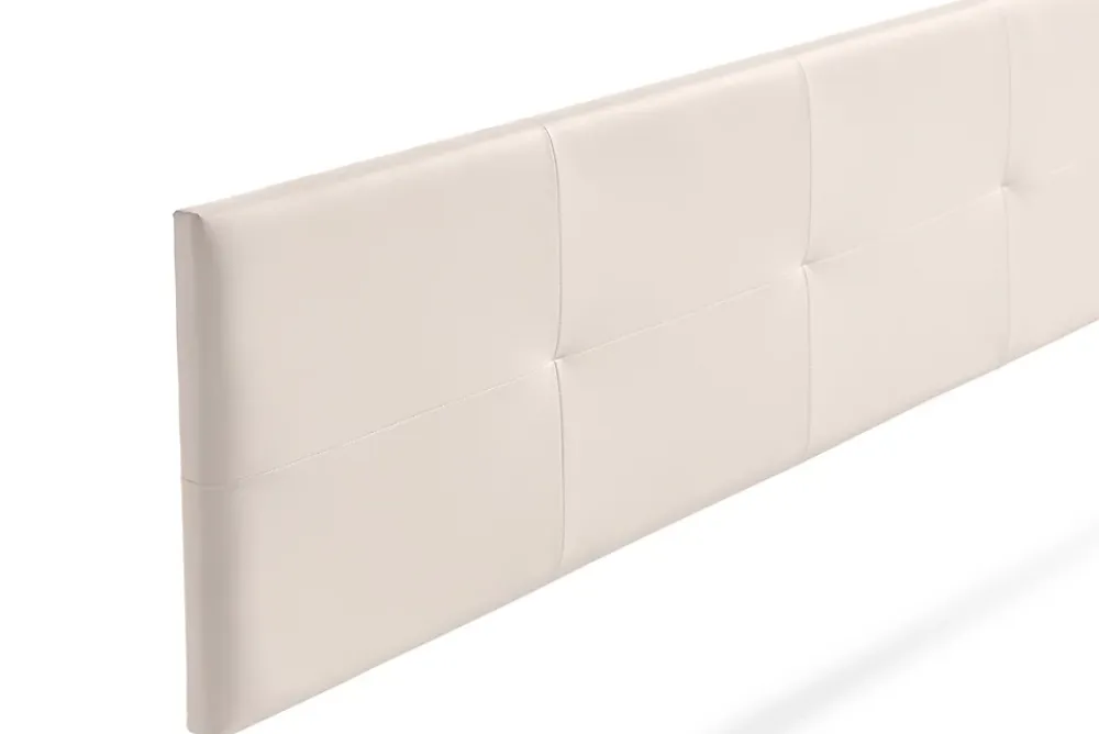 Moonia Tête de Lit Tapisée ALTEA Simili cuir 160x50x5 cm - Beige -* Tête De Lit