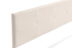 Moonia Tête de Lit Tapisée ALTEA Simili cuir 115x50x5 cm - Beige -* Tête De Lit