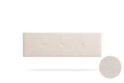 Moonia Tête de Lit Tapisée ALTEA Simili cuir 115x50x5 cm - Beige -* Tête De Lit