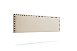 Tête de Lit Tapisée MODENA Simili cuir 160x55x8 cm - Blanc Cassé -><noscript><img width=