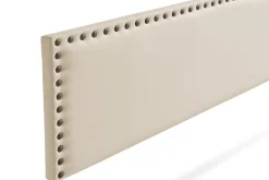 Tête de Lit Tapisée MODENA Simili cuir 160x55x8 cm - Blanc Cassé -><noscript><img width=